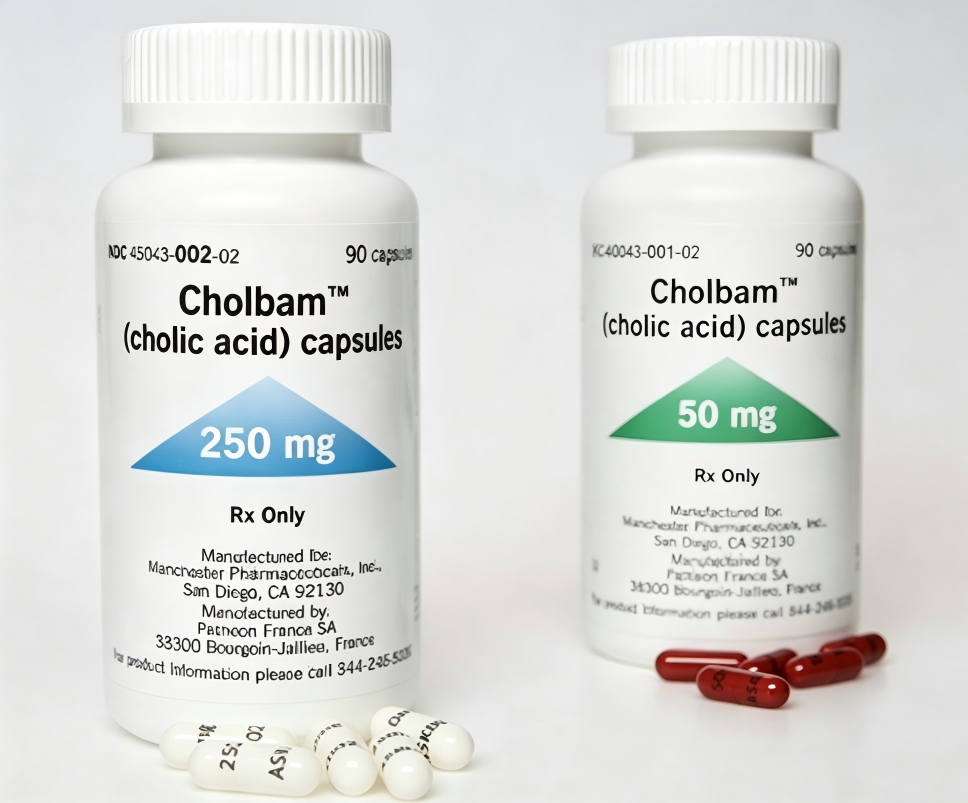 创新药物CHOLBAM®（cholic acid，胆酸胶囊）